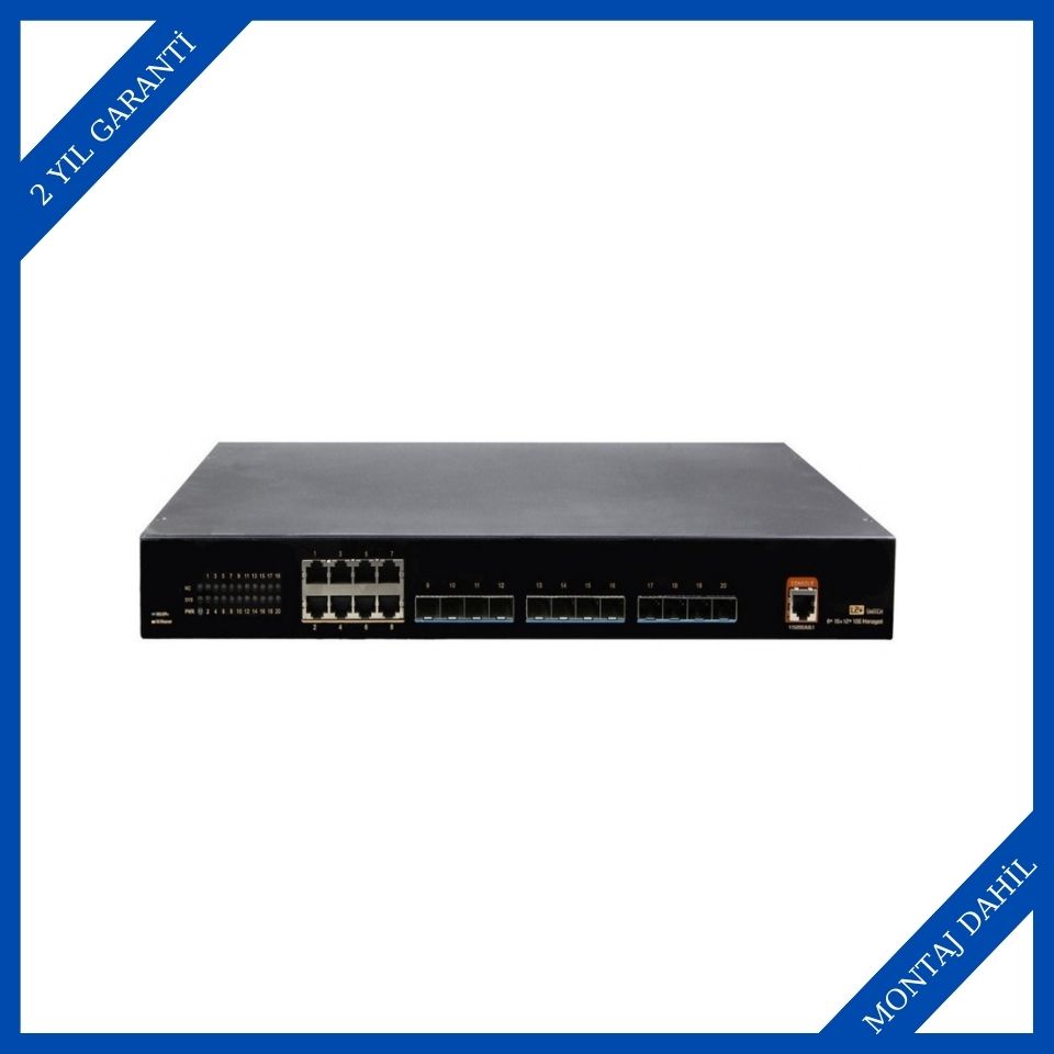 CLR Networks CLR-SWT-7520F Poe Switchler