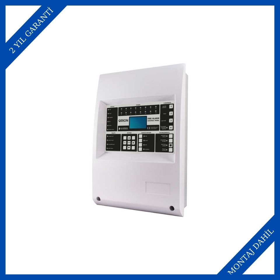 Global Yangın ORION-16 Plus 16 Zonlu Yangın Algılama Paneli