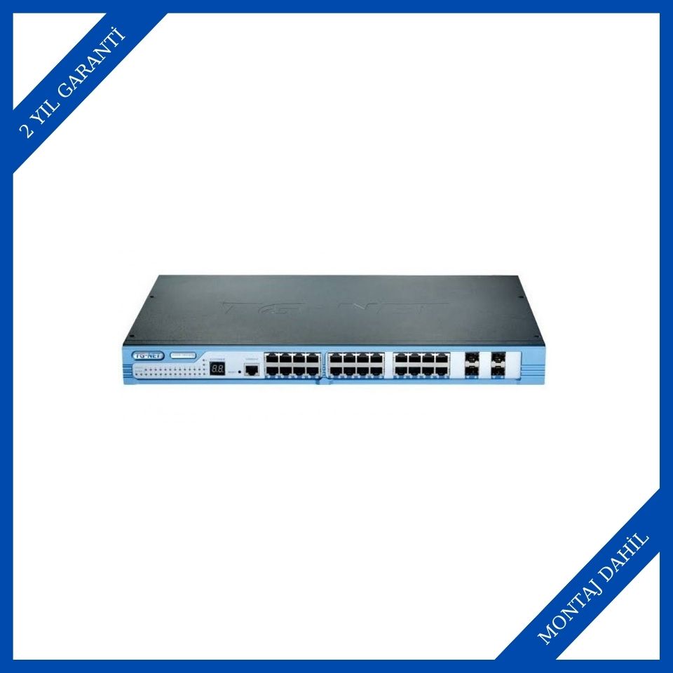 TG-NET Smart Networking S5500E-24G-4TF Poe Switchler 
