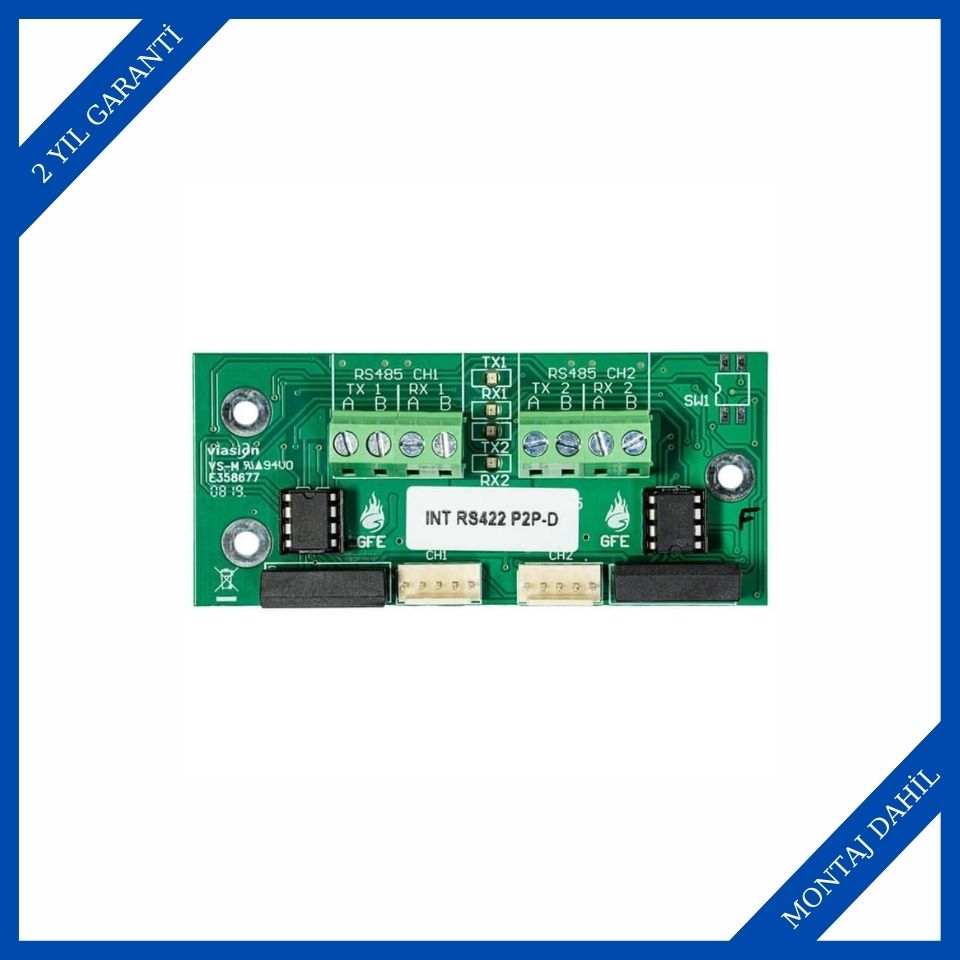 Global INT-RS422-P2P Yangın Alarm Haberleşme Modülü