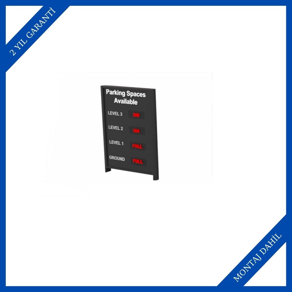 White Rose Toplam Boş Yer Gösterge Ekranı