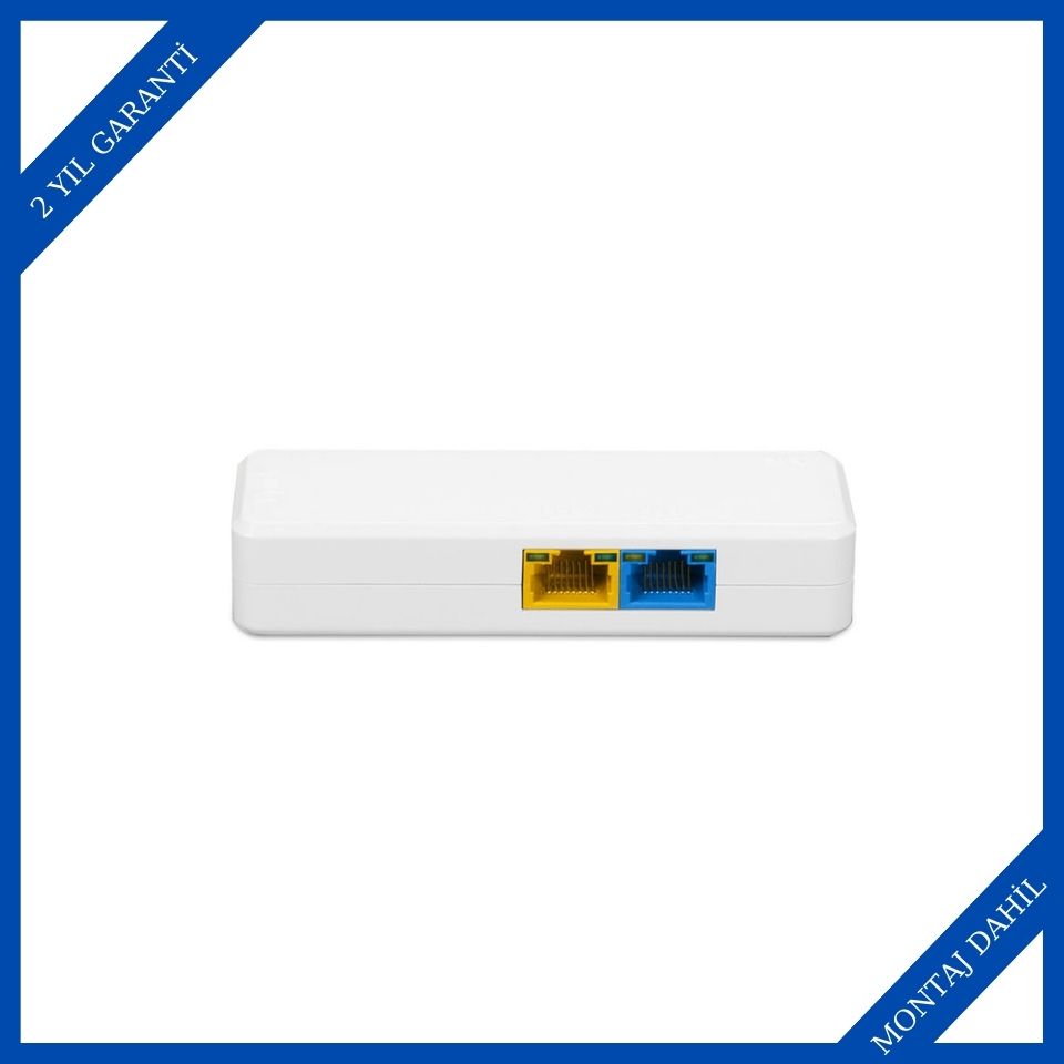 Tiandy PFT1301 3 Bağlantı Noktalı Kademeli UPOE Uzatma Anahtarı