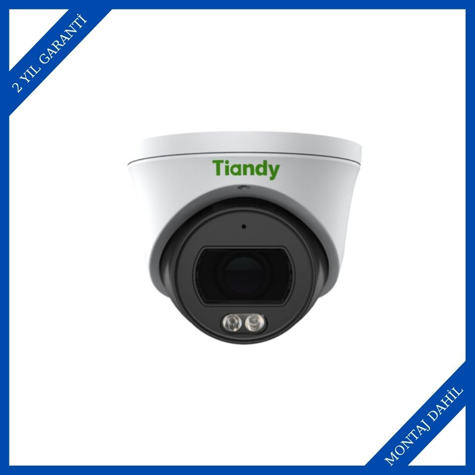 Tiandy TC-C34XP Spec:W/E/Y/2.8mm/V4.0 4 Megapiksel Color Maker Süper Starlight WDR IP Dome Kamera