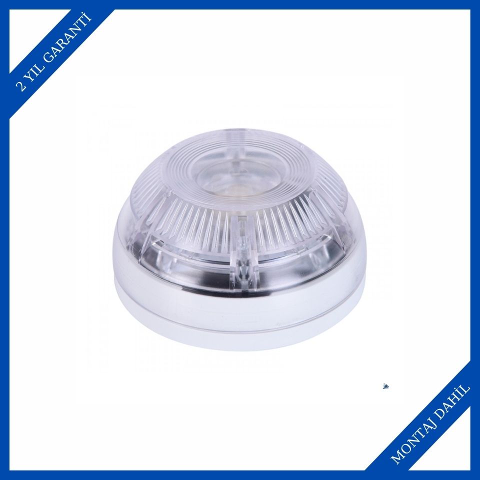 Teknim TFS-3192W KONVANSİYONEL FLAŞÖRLÜ YANGIN ALARM SİRENİ