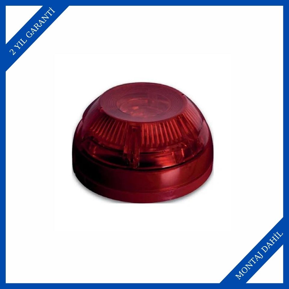 Teknim TFS-3192R Flaşörlü Yangın Alarm Sireni