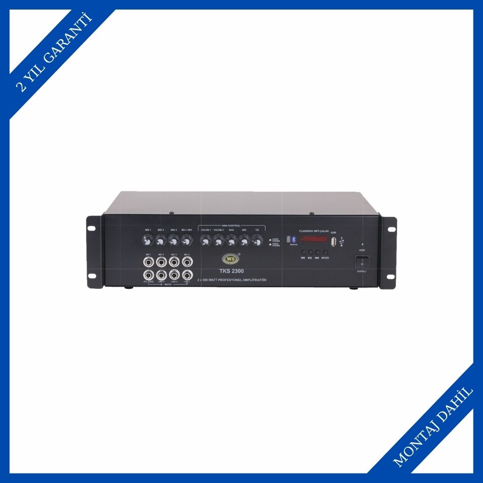 West Sound TKS 2300 MİKSERLİ AMPLİFİKATÖR