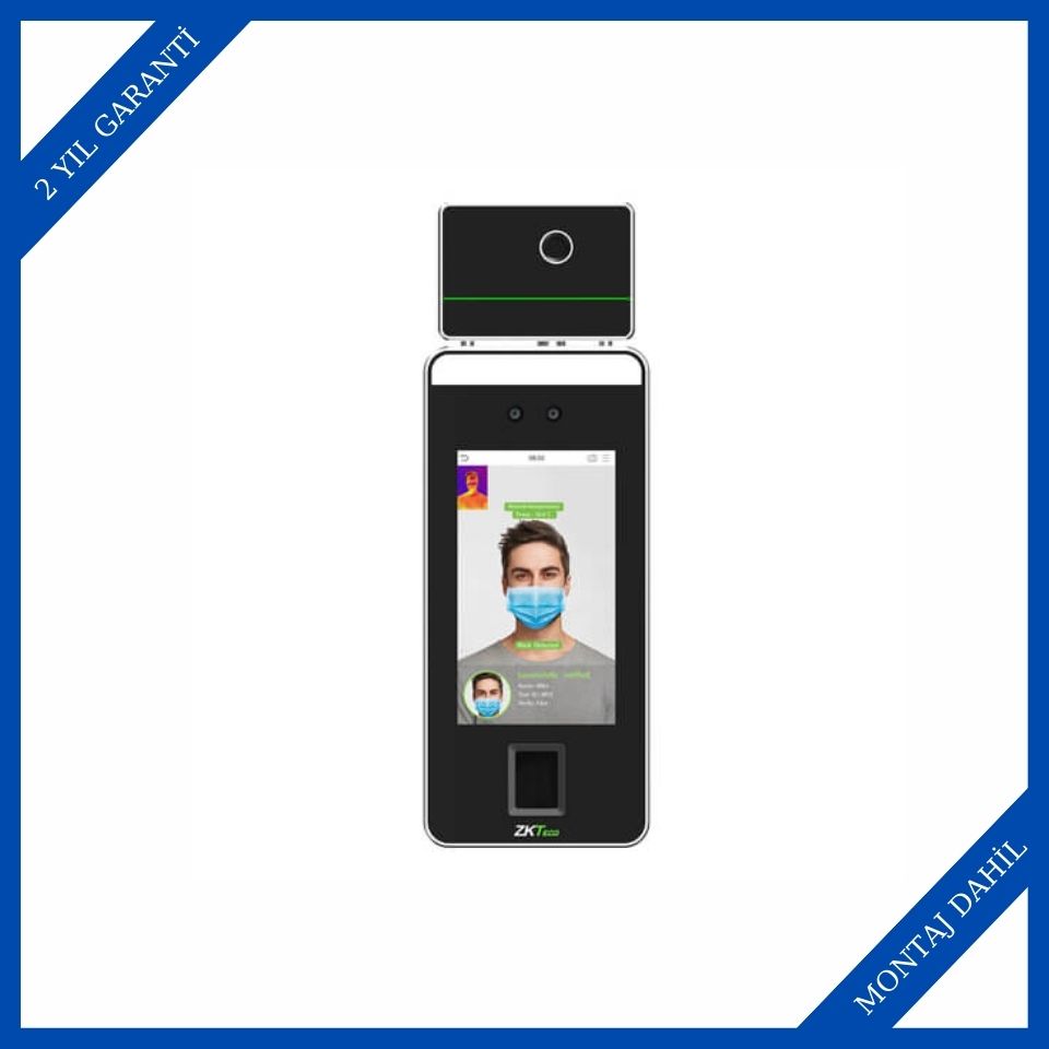 ZKTeco SpeedFace-V5L[TI] Yüz Tanıma Ve Vücut Isısı Algılama Terminali