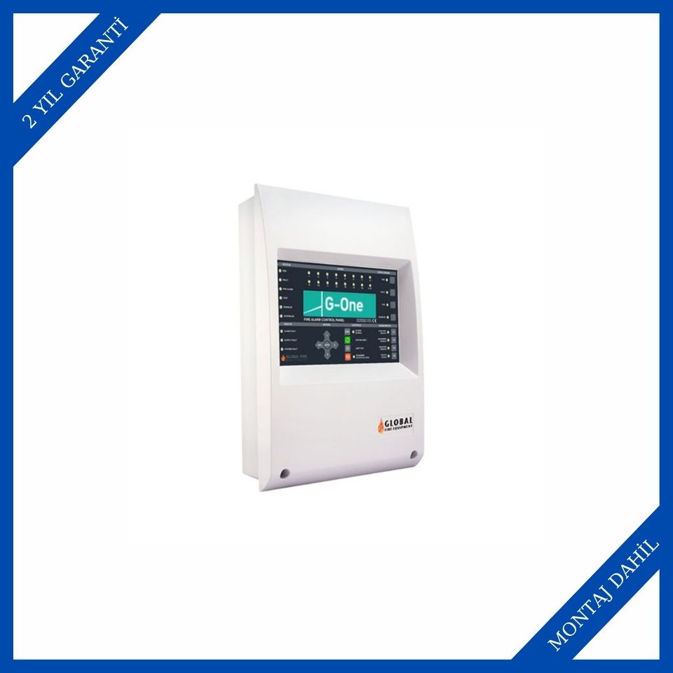 Global G-ONE 1 Loop Yangın Alarm Kontrol Paneli 125 Adres