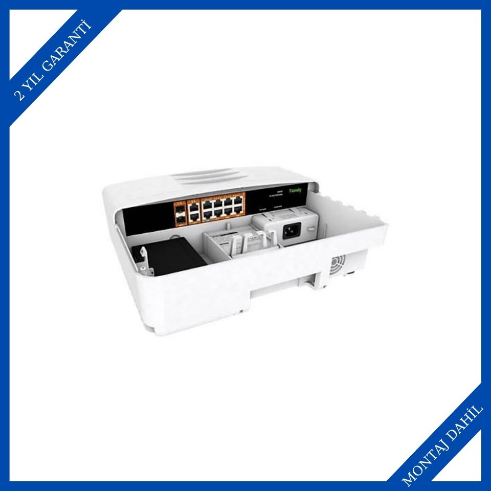 Tiandy HPS-3008G-2G2SFP 8 Port AI POE Yönetilmeyen Switch