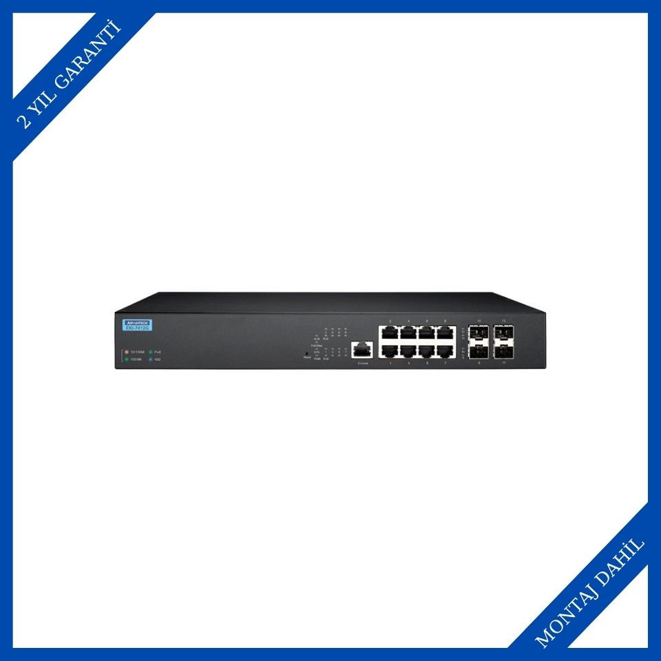Advantech EKI-7412G-4XP Poe Switch 