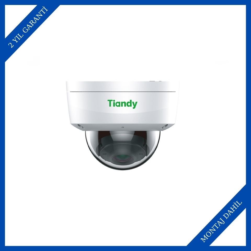 Tiandy TC-C32KS Spec:I3/E/Y/M/C/H/2.8mm/V4.0 2 Megapiksel Starlight WDR IR Dome Kamera