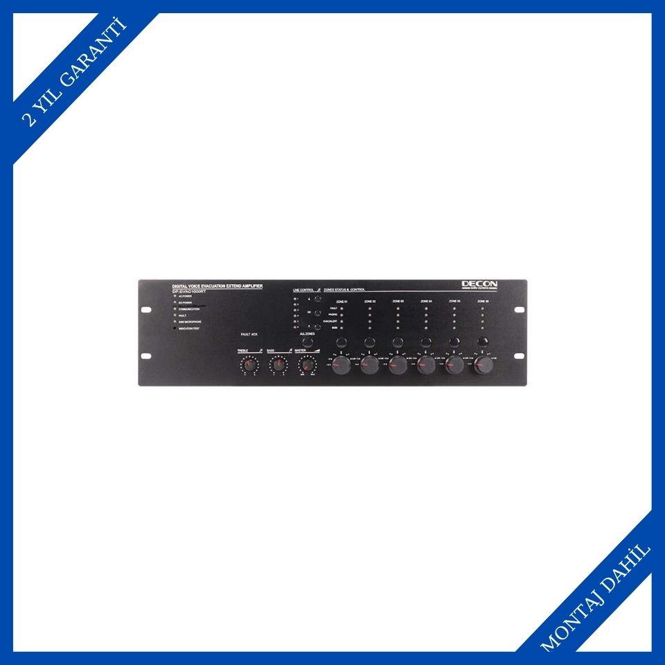 Decon DP-EVAC1000RT 6 Zone EVAC Genişleme Ünitesi