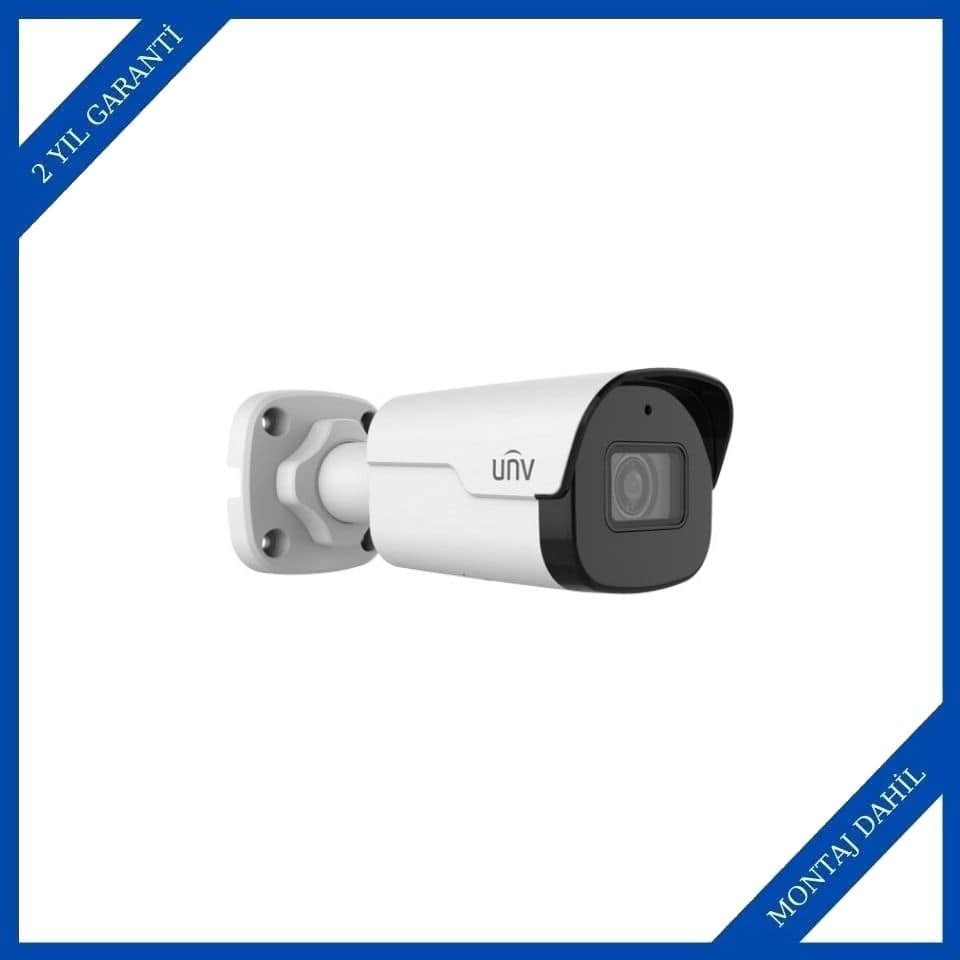 Uniview IPC2124SB-ADF40KM 4MP IR Bullet IP Sesli Kamera