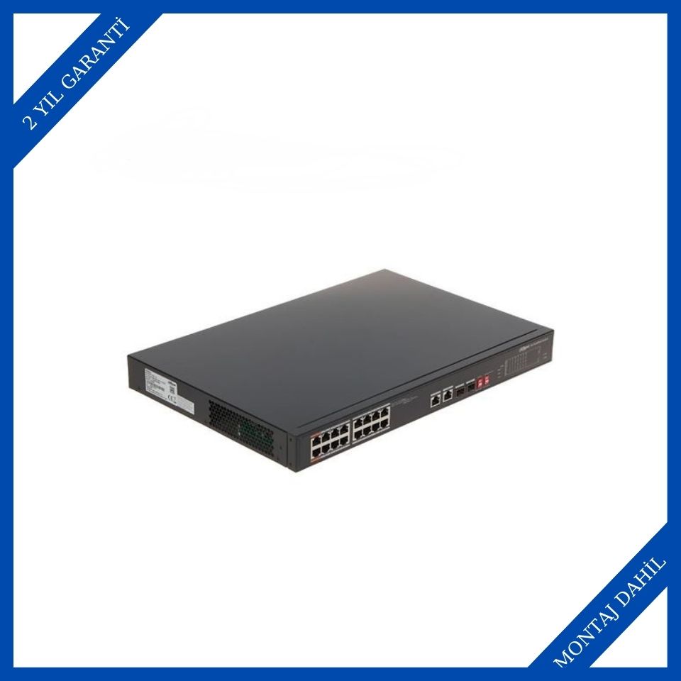 Dahua PFS3218-16ET-135 16 Port PoE' li Network Switch