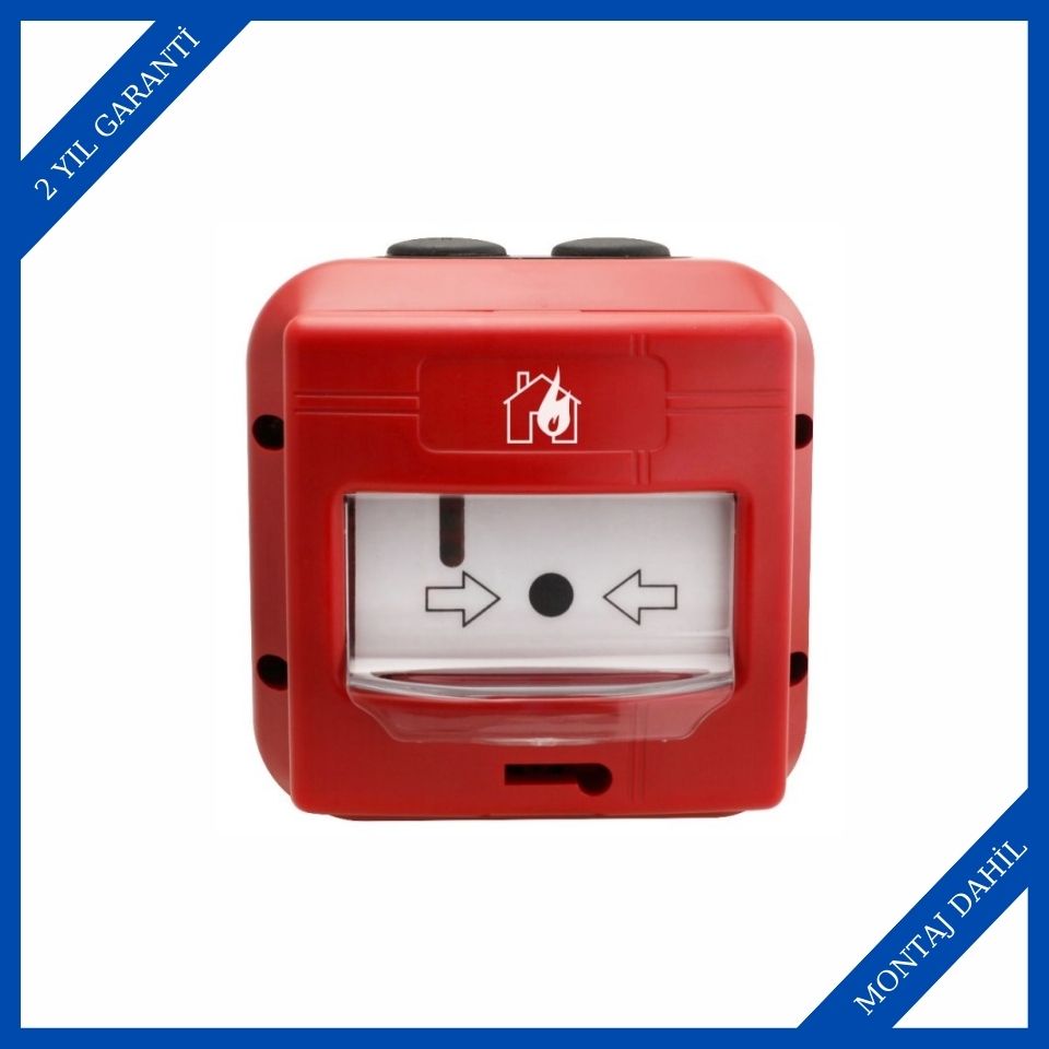 Global MCPE-AI IP67 Adreslenebilir Yangın İhbar Butonu