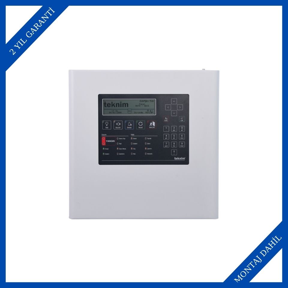Teknim TFP-1214 4 Loop Adresli Yangın Alarm Paneli