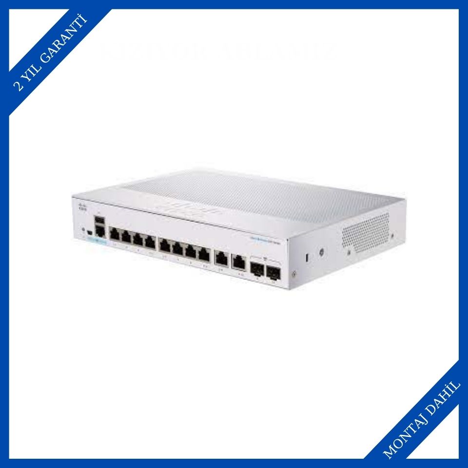 Cisco CBS350-8T-E-2G-EU Poe Switchler