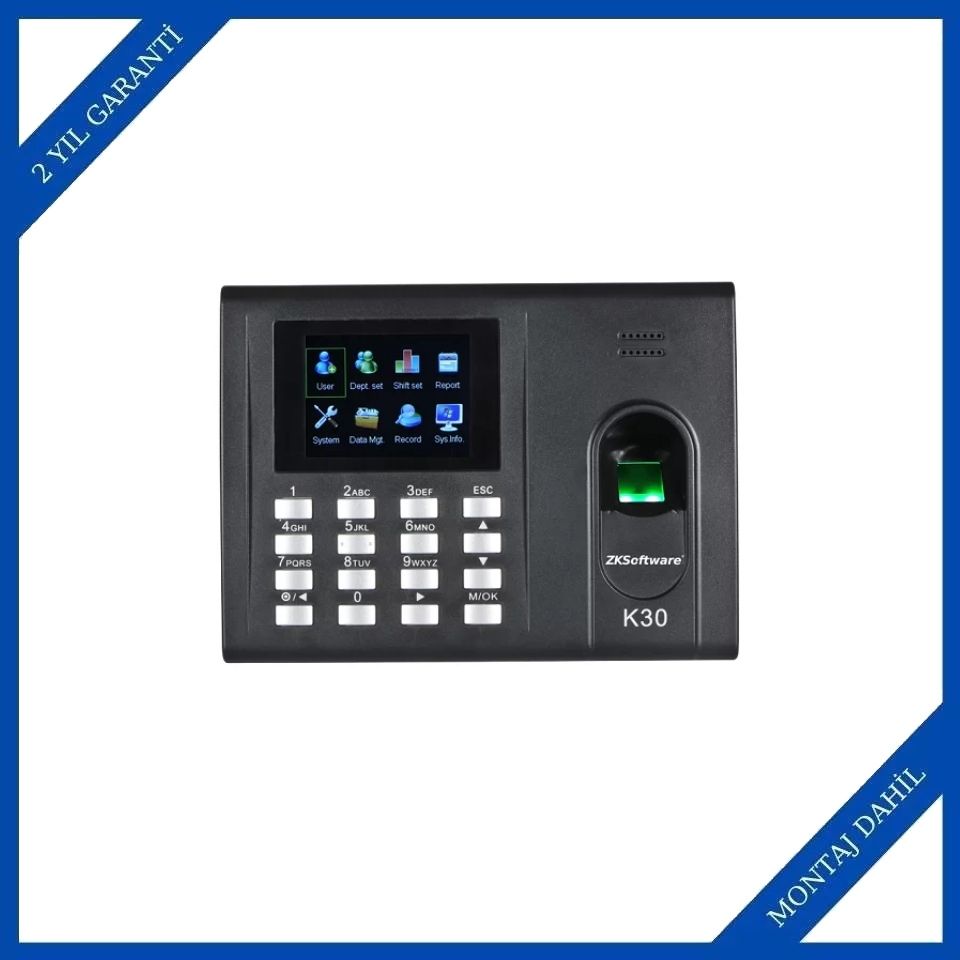 ZKSoftware K30 Parmak İzi Ve Kart Okuma Cihazı
