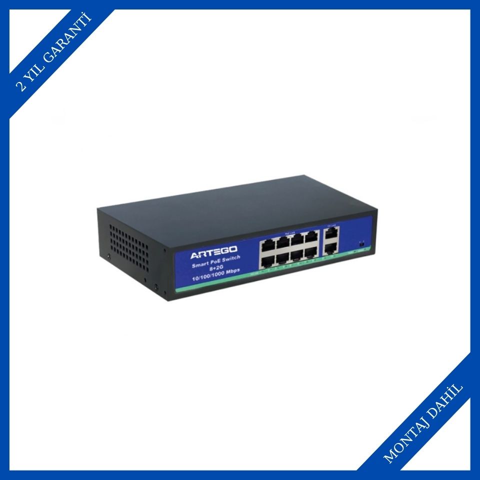 Artego IX-0820P POE SWITCH 8+2GB PORT