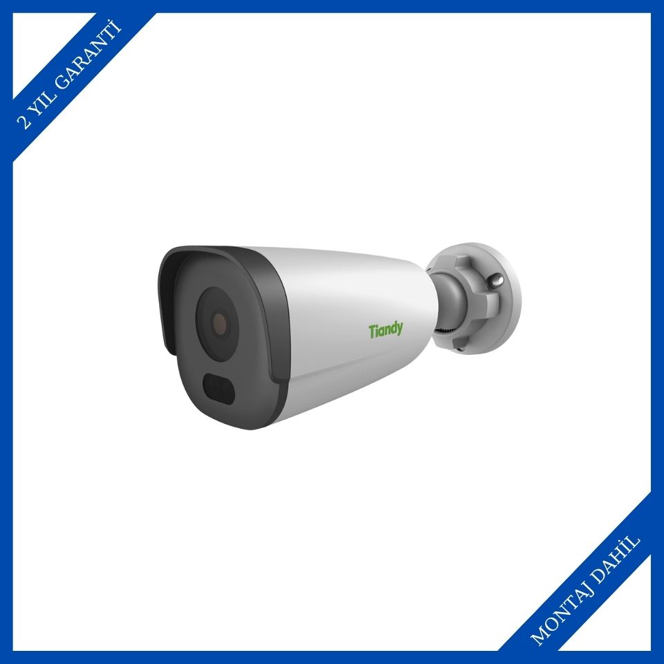Tiandy TC-C34GS 4 Megapiksel Starlight WDR IR Bullet Kamera - Sesli
