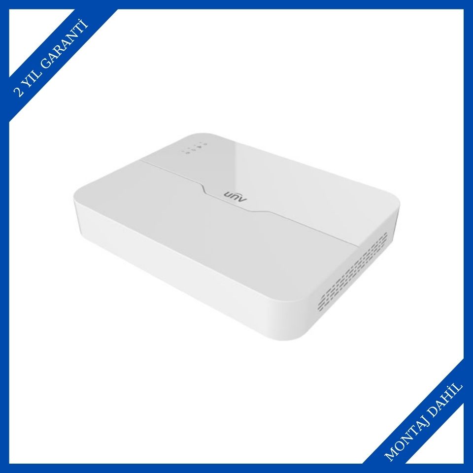 Uniview NVR301-LS3-P8 8 Kanal NVR Kayıt Cihazı 