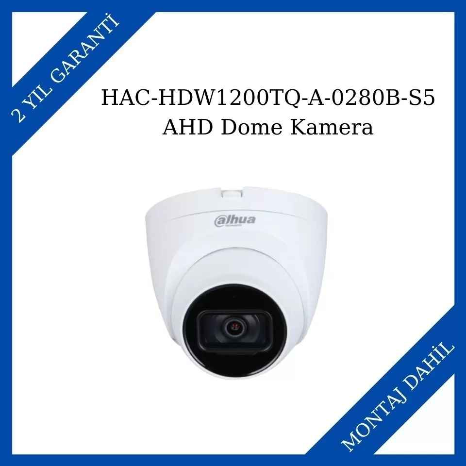 Dahua HAC-HDW1200TQ-A-0280B-S5 Ahd Dome Kamera