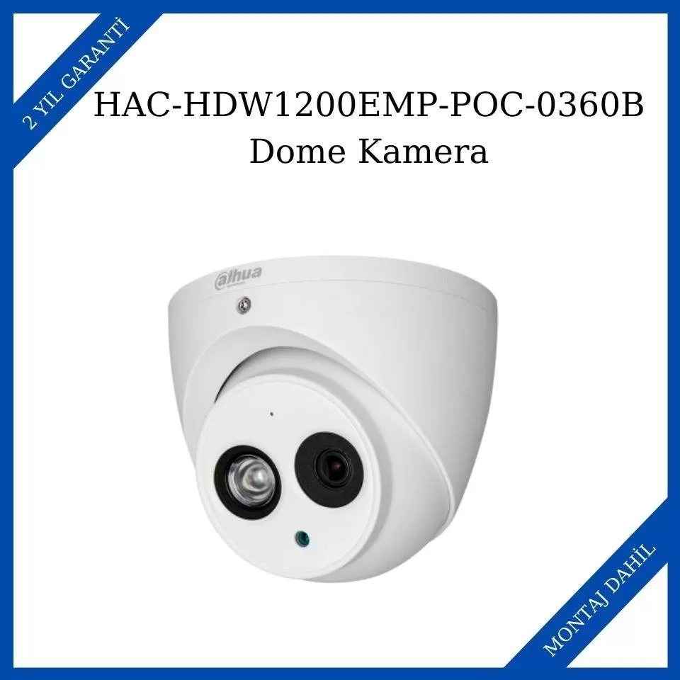 Dahua HAC-HDW1200EMP-POC-0360B Ahd Kamera