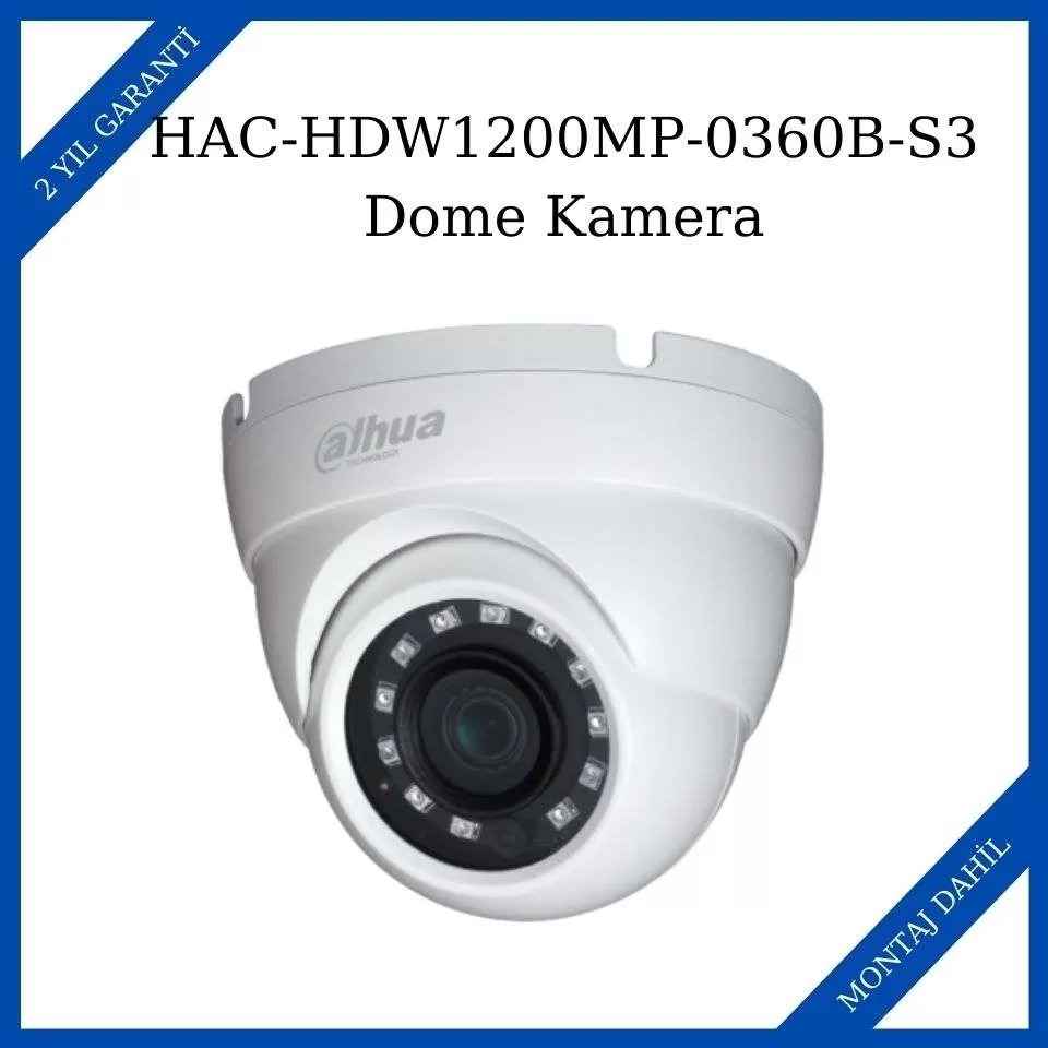 Dahua HAC-HDW1200MP-0360B-S3 Ahd Kamera