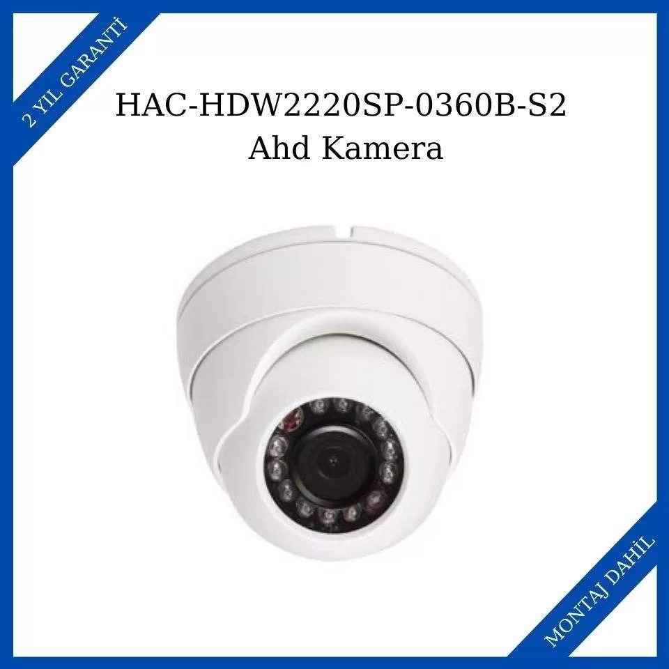 Dahua HAC-HDW2220SP-0360B-S2 AHD Dome Kamera