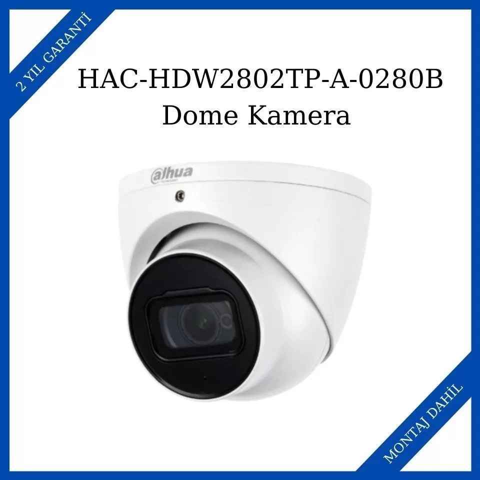 Dahua HAC-HDW2802TP-A-0280B Ahd Kamera