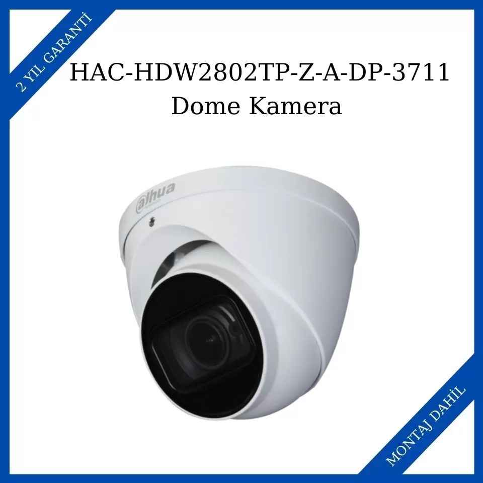 Dahua HAC-HDW2802TP-Z-A-DP-3711 Ahd Kamera