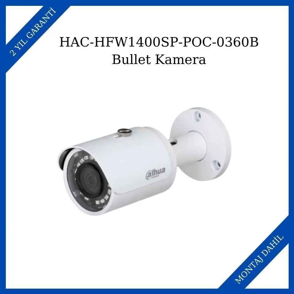 Dahua HAC-HFW1400SP-POC-0360B AHD Bullet Kamera