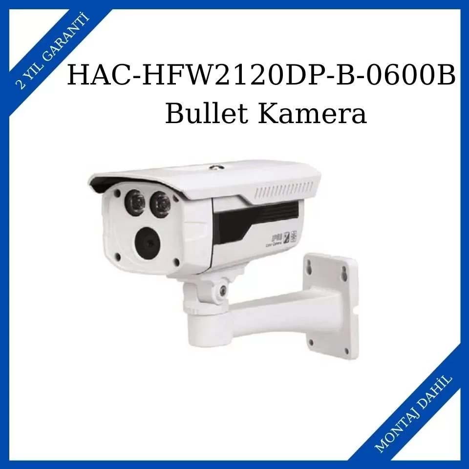 Dahua HAC-HFW2120DP-B-0600B Ahd Kamera