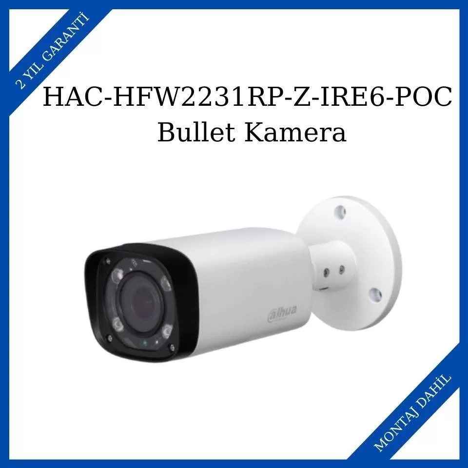 Dahua HAC-HFW2231RP-Z-IRE6-POC AHD Bullet Kamera