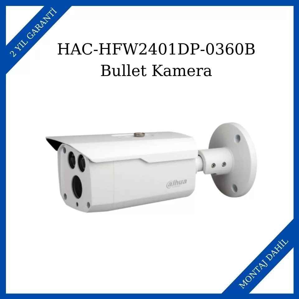 Dahua HAC-HFW2401DP-0360B AHD Bullet Kamera