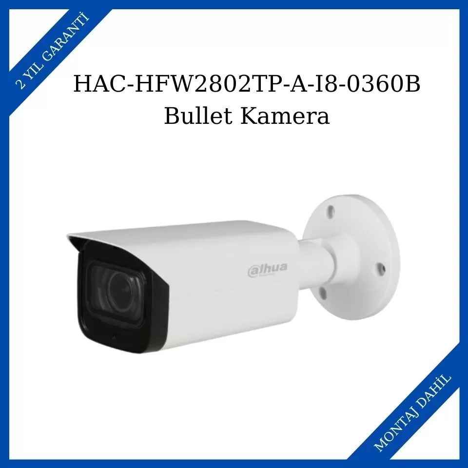 Dahua HAC-HFW2802TP-A-I8-0360B Ahd Kamera
