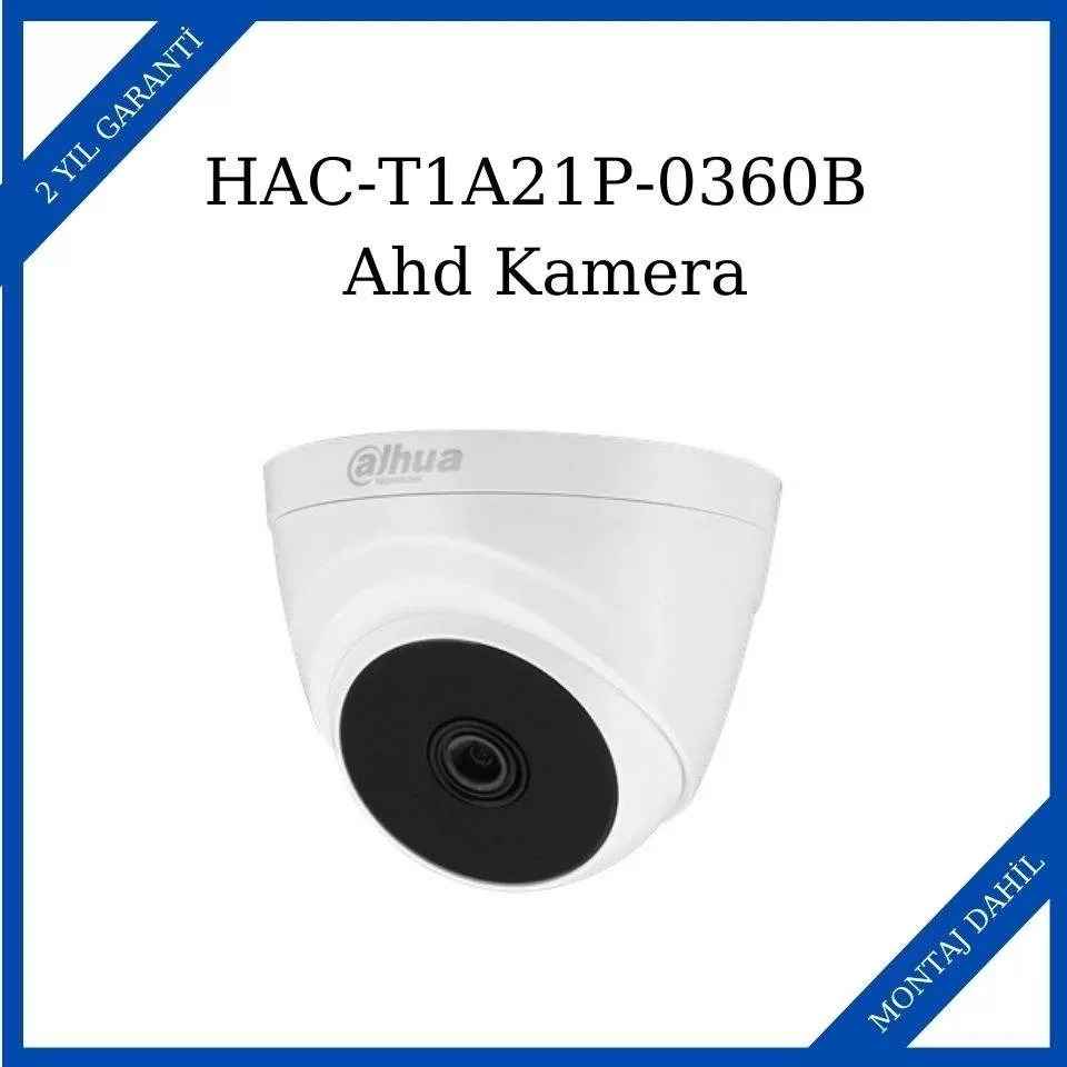 Dahua HAC-T1A21P-0360B AHD Dome Kamera