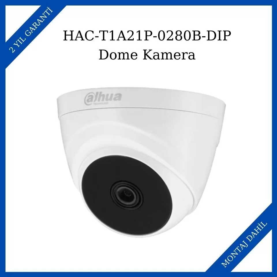 Dahua HAC-T1A21P-0280B-DIP Ahd Kamera
