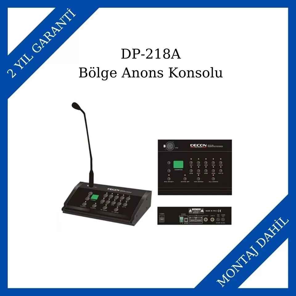 Decon DP-218A Bölge Anons Konsolu