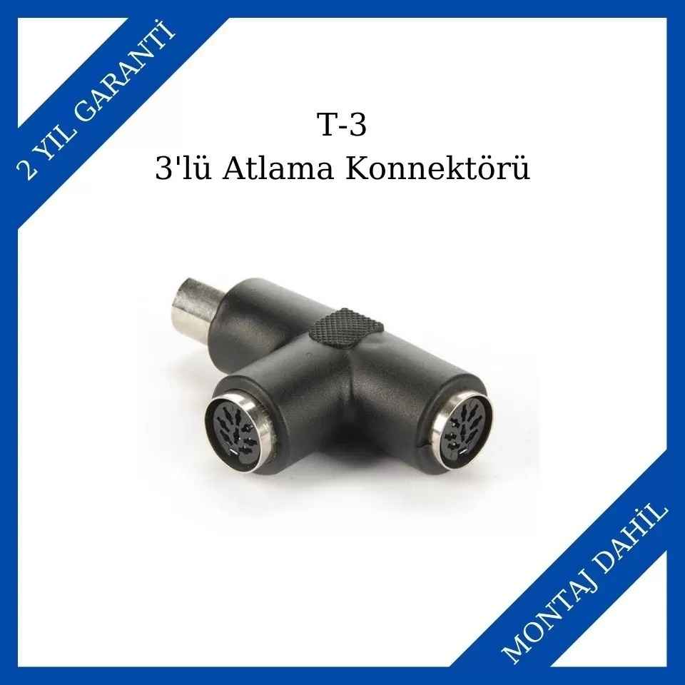 Decon T-3 Üçlü Atlama Konnektörü