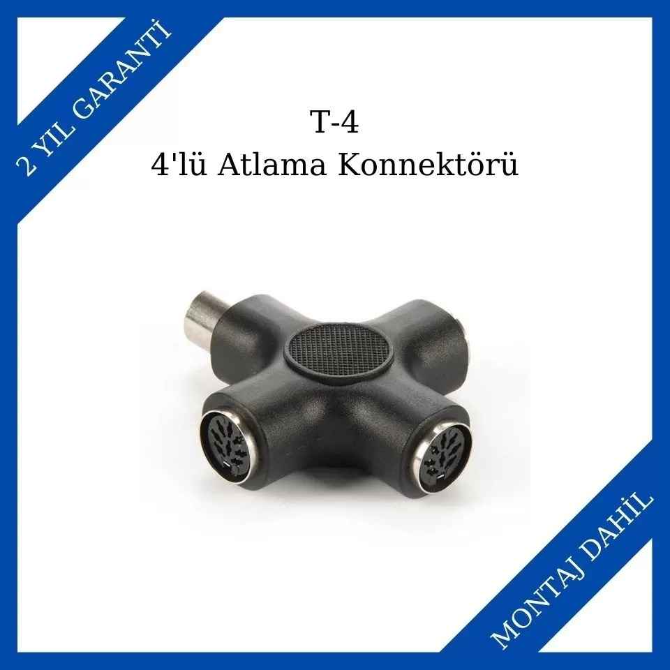 Decon T-4 Dörtlü Atlama Konnektörü