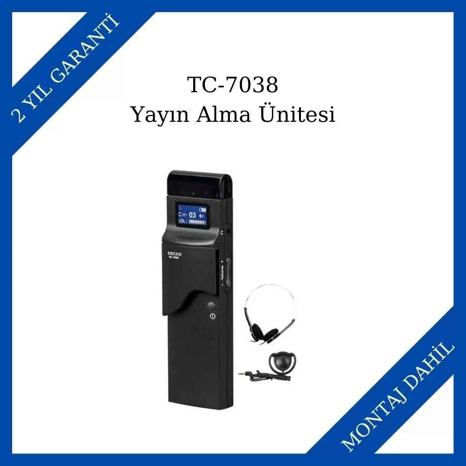 Decon TC-7038 Yayın Alma Ünitesi