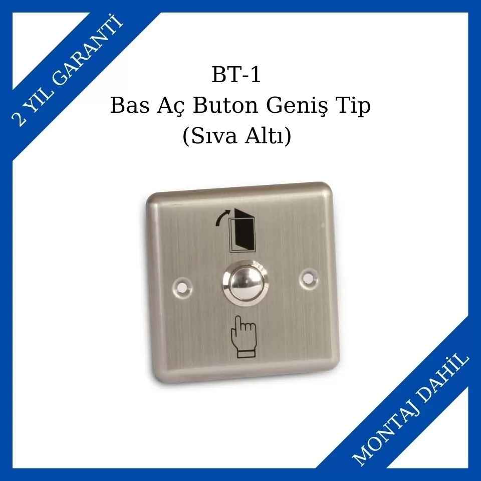 Makim BT-1 Bas Aç Buton Geniş Tip (Sıva Altı)