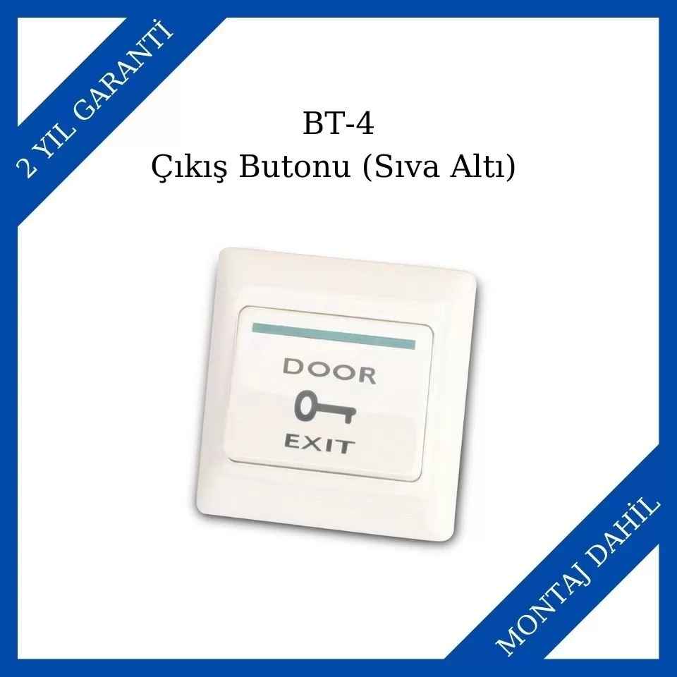 Makim BT-4 Çıkış Butonu (Sıva Altı)