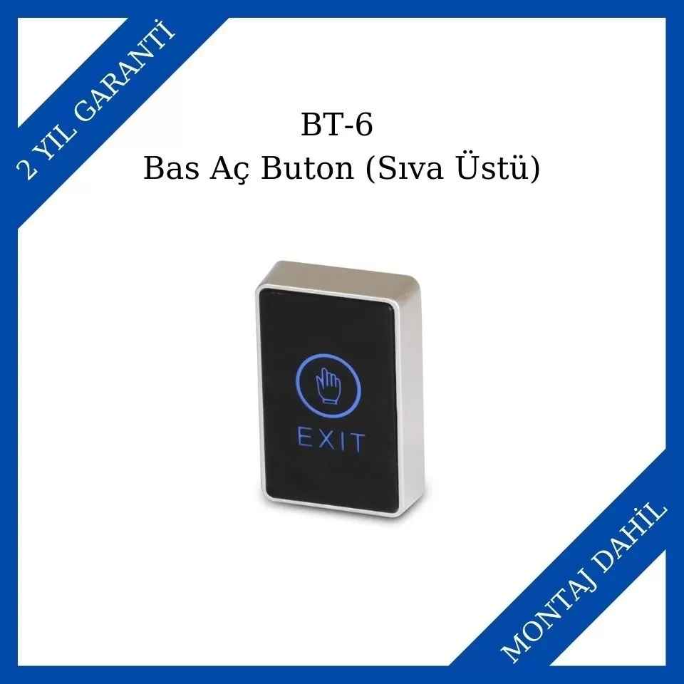 Makim BT-6 Bas Aç Buton (Sıva Üstü)