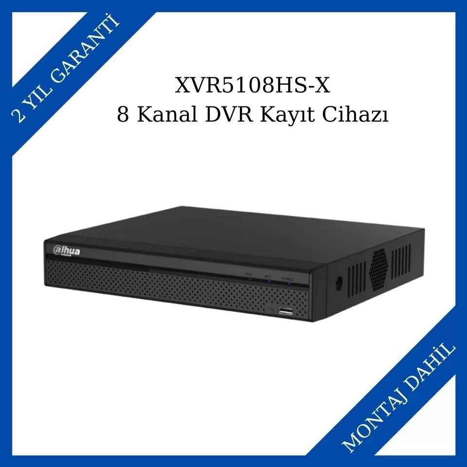 XVR5108HS-X 8 Kanal DVR Kayıt Cihazı