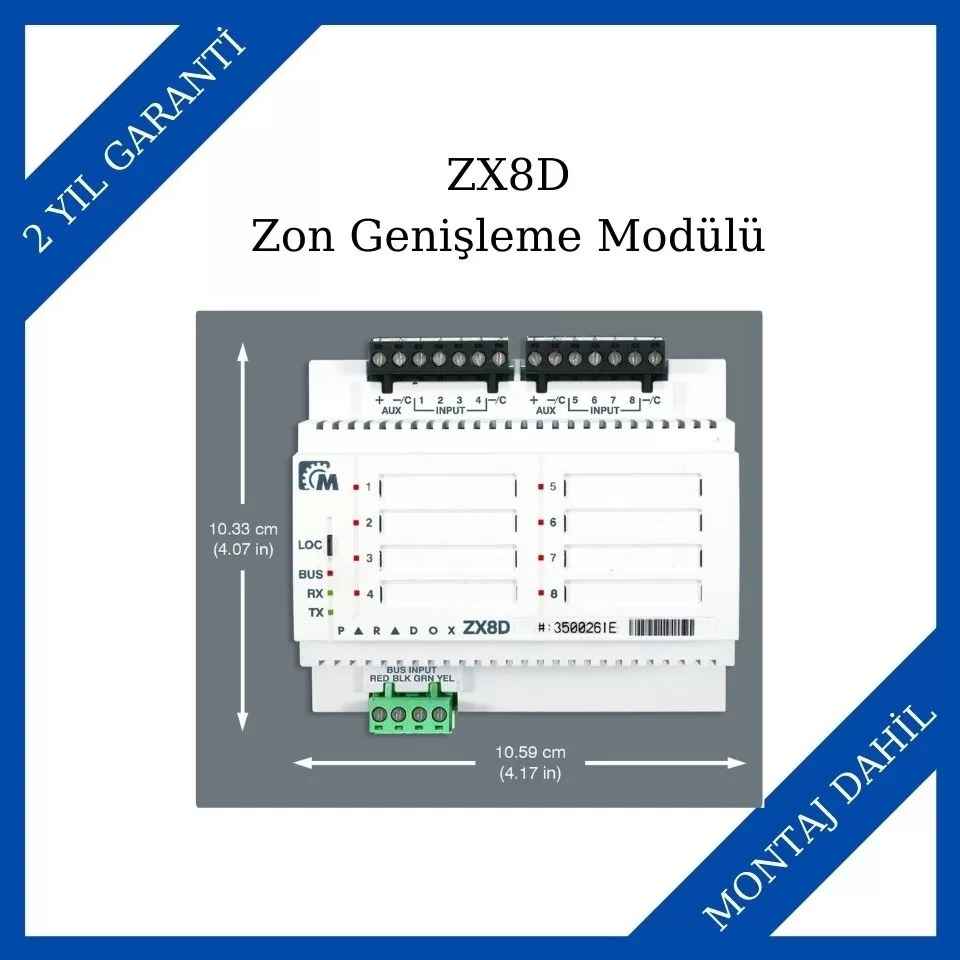 Paradox ZX8D Genişleme Modülü