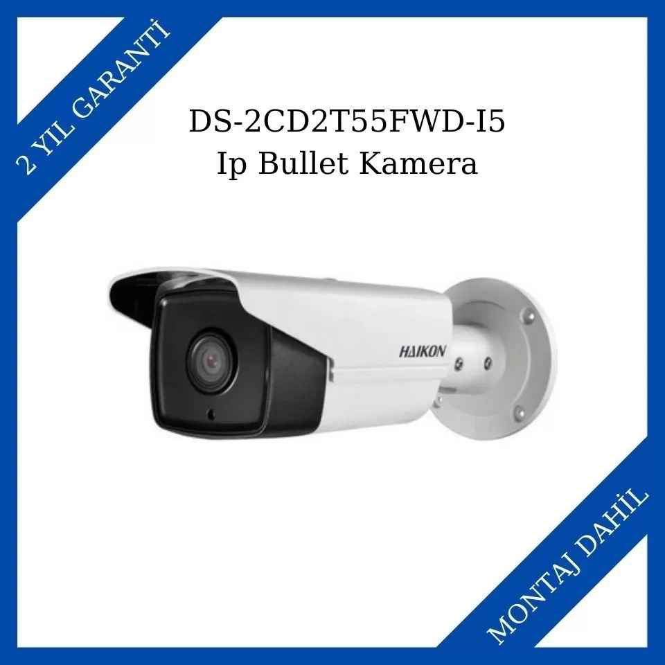 Haikon/Hikvision DS-2CD2T55FWD-I5 Ip Bullet Kamera