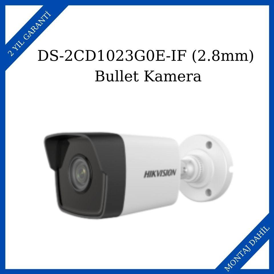 Haikon / Hikvision DS-2CD1023G0E-IF (2.8mm) 2 MP IR Sabit Bullet Network Kamera