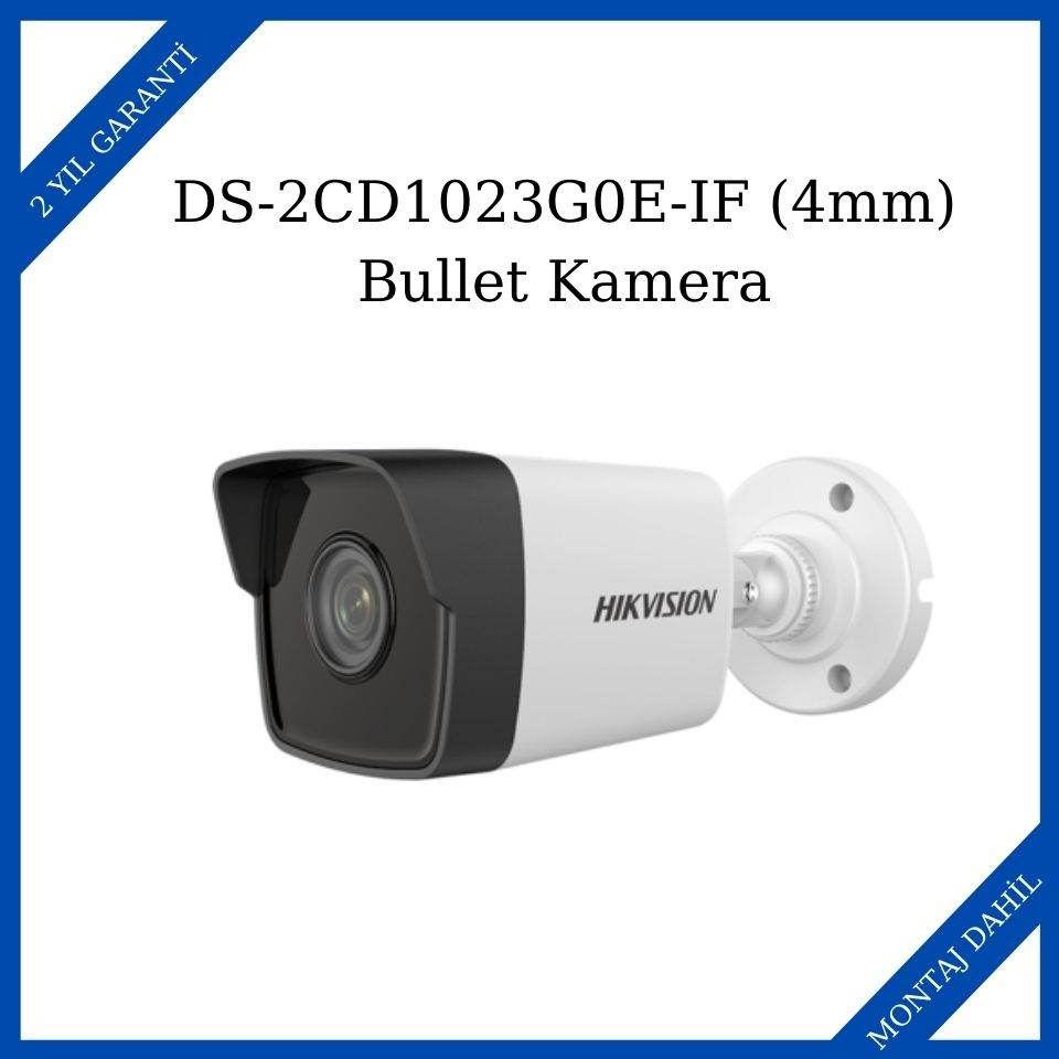 Haikon / Hikvision DS-2CD1023G0E-IF (4mm) 2 MP IR Sabit Bullet Network Kamera